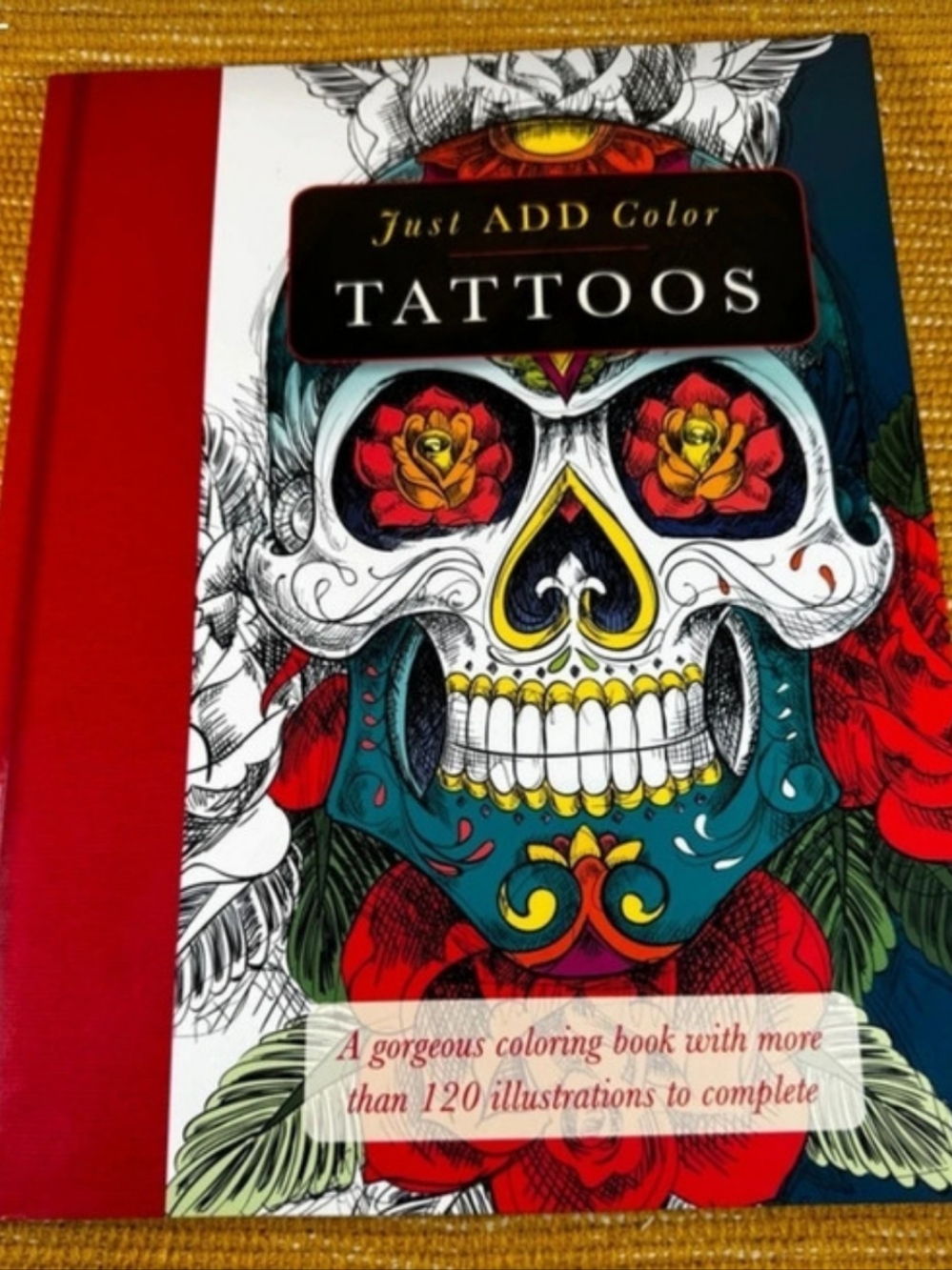 Barron's Just Add Color Tattoos Adult Coloring Book